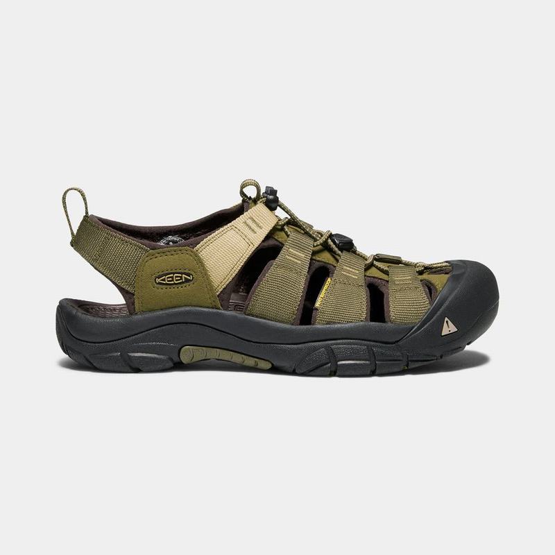 Sandalias Trekking Keen Newport Hydro Para Hombre Verde Oliva/Chocolate - Sandalias Keen Mexico (467